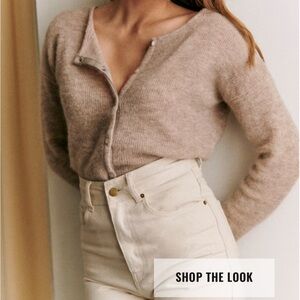 Beige Gaspard Cardigan XS